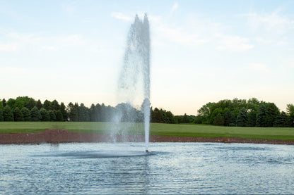 AquaMaster Masters Series 1HP Fountain – Wide Geyser – No Lights – Fountain Depot